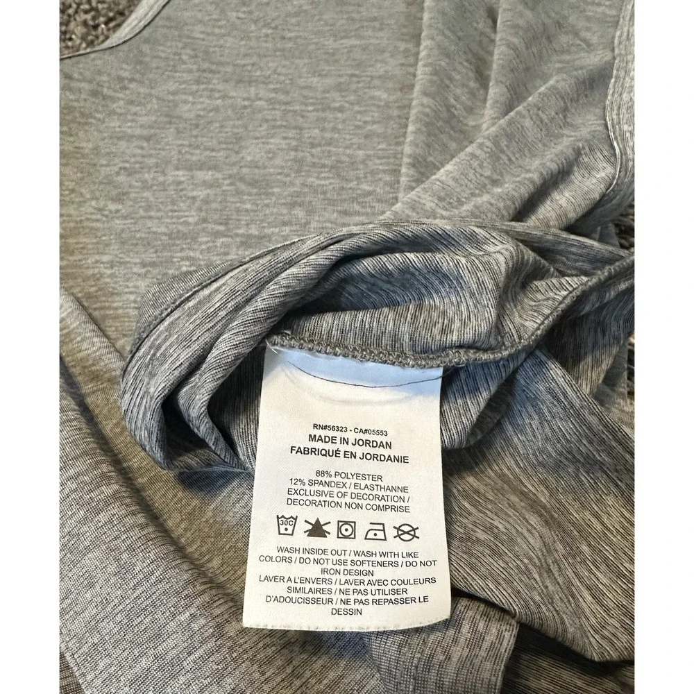 LADIES NIKE DRI-FIT LIGHT GRAY TANK TOP SIZE XS